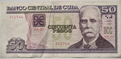 Cuba 50 Peso Banknote 2020 Series 352744 image 0