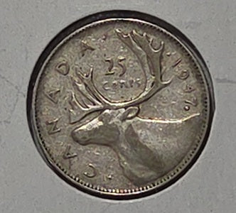 1947 ML 25 Cent Silver image 0