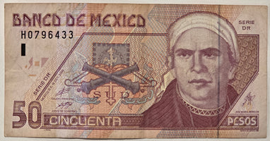 Mexico 50 Pesos Banknote 18 Oct 2000 Issue image 0
