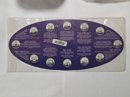 2000 Canadian Millennium Quarter Set image 1