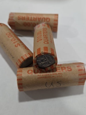 U.S. 25 cent mixed roll image 0
