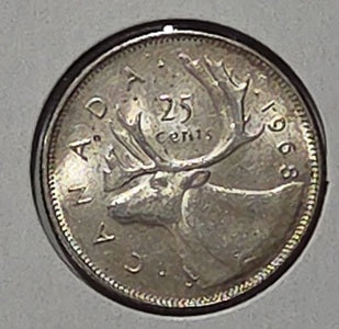 1968 25 Cent Silver image 0
